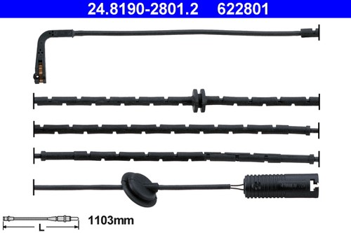 Front warning contact brake - contact,