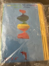 Wooden Rainbow Wind Spinner