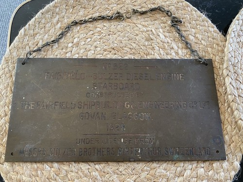 Vintage bronze 1928 - vintage, ships