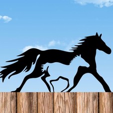 Yard Stake Garden Horse Decor