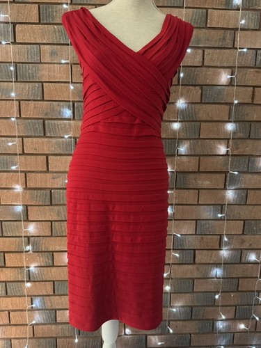 Ladies red ruffle bernshaw - ruffle,