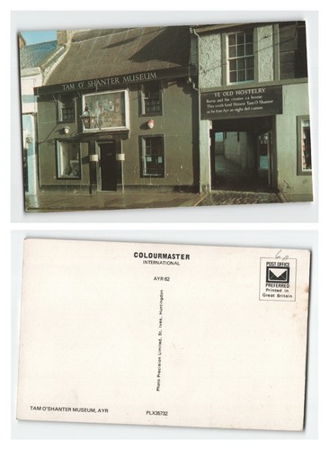 Postcard tam shanter - tam,