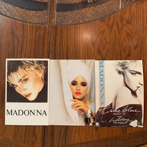 Vtg 1990 madonna postcards - 4,