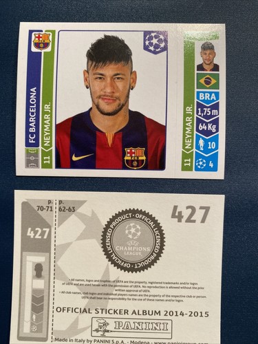 Neymar sticker 427 barcelona - sticker,