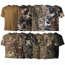 Mens Army Camouflage T-Shirt