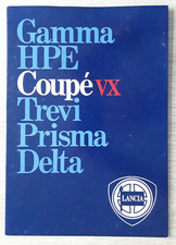 Lancia Beta Coupe 2000 VX Volumex Brochure c.1983