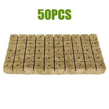 Rock Wool Starter Plugs Grow Cubes Seed Starters Planting Cubes Hydroponics UK