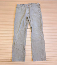 Tommy Hilfiger Madison Jeans W32 L34 Beige Mens Madison Cord Straight Cut Retro