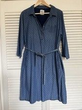 Mistral Denim Shirt Dress Size 14
