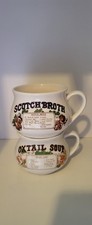 Mugs Vintage Set of Two Soup
