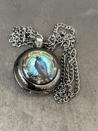 Magic raven pocket watch - magic,