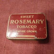 Vintage Small Sweet Rosemary Tobacco Tin London Advertising (32)
