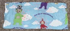 Vintage 1998 Teletubbies Toddler/Twin Flat Sheet 76x42