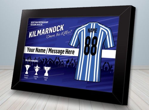 Kilmarnock fan print - kilmarnock,