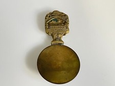 Antique Brass Souvenir Tea