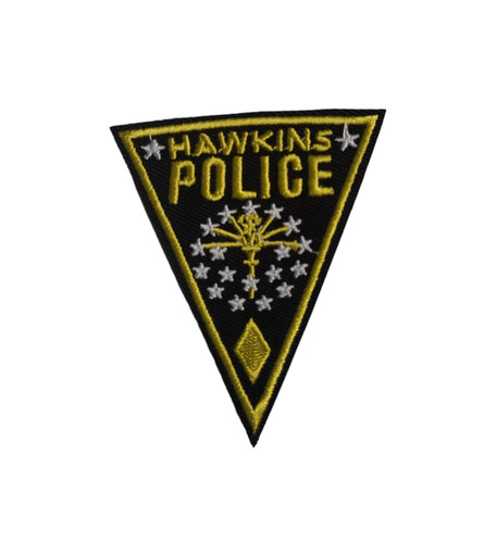 Hawkins police badge - police, iron