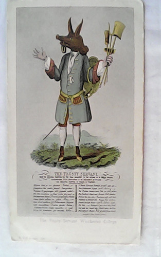 Postcard the trusty - the, servant