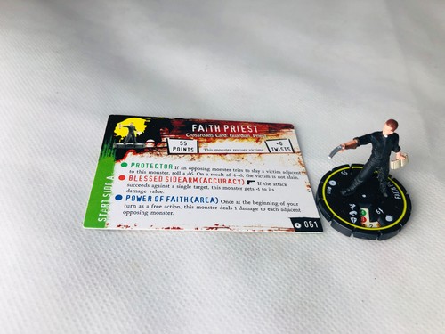Horrorclix priest 061 - #061, yellow