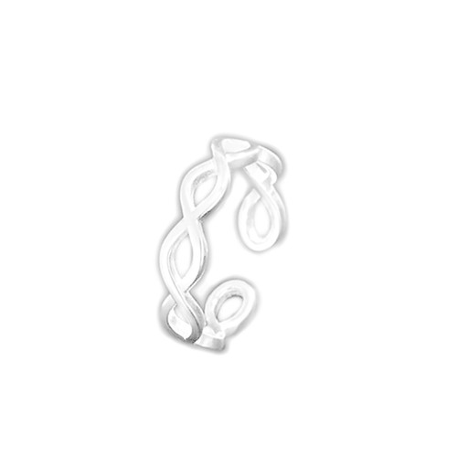 Sterling silver entwine - silver, twist
