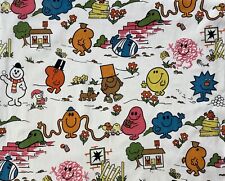Vintage Mr Men Fabric FQ Remnant