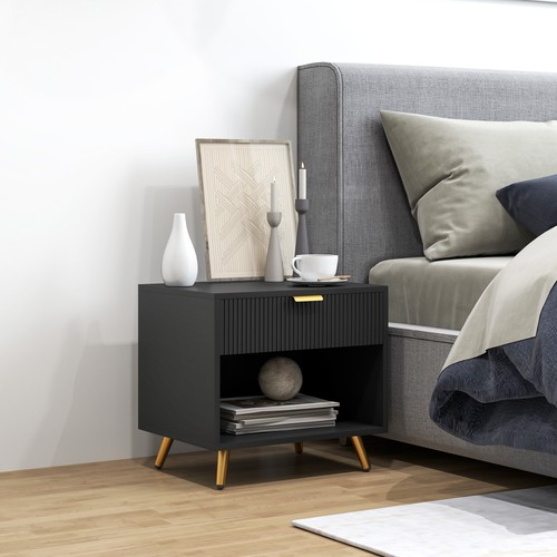 Bedside table with drawer and - table,,