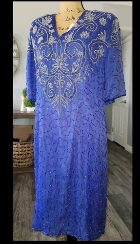 Vintage women silk beaded - women's,