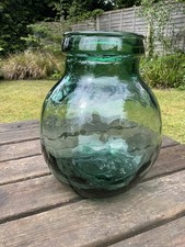 Vtg small carboy terrarium - small,