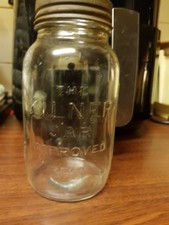Vintage  Kilner Jar with top
