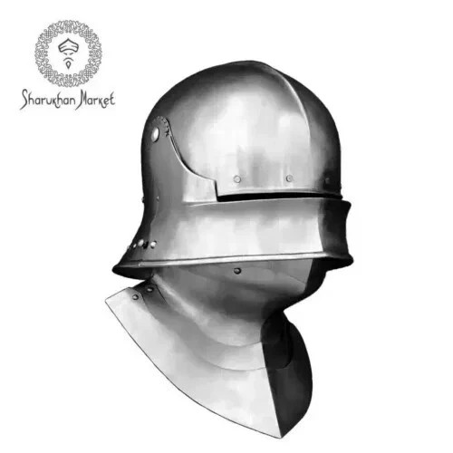 Helmet sallet bevor medieval - bevor,