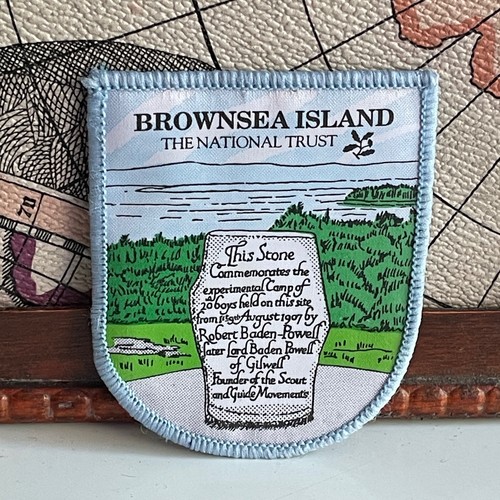 Vintage brownsea island patch - vintage,