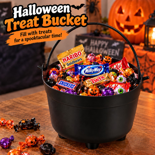Halloween black cauldron - halloween,
