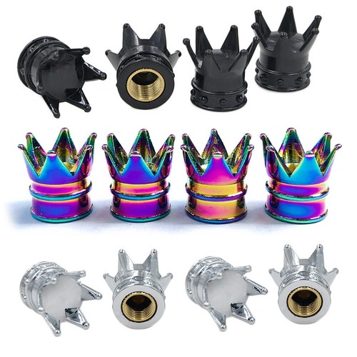 4pcs crown car - crown, valve