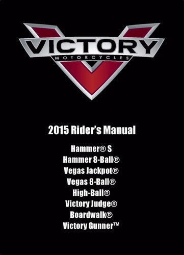 Victory owners manual book - victory,