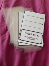 10 x Chill pill label and bag
