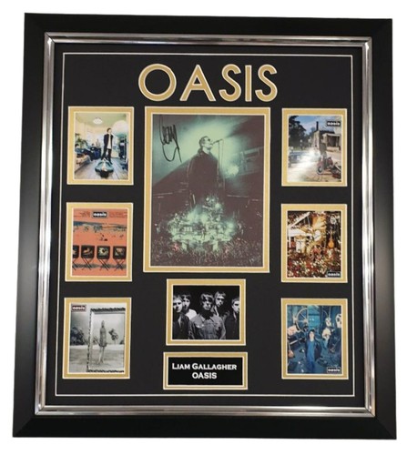 Liam gallagher signed photo - liam,