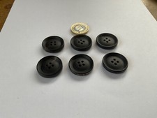 6 Vintage Jack Wills Buttons Named Advertising with faded Company Name on each