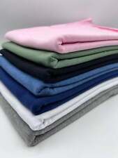 Plain French Terry Loopback Cotton Jersey 230 GSM 95/5 Lycra 4 Way Stretch