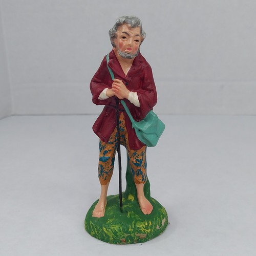 Vintage nativity paper mache - nativity,