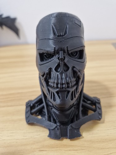 Terminator bust statue desk - terminator,