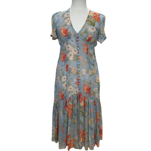Zara woman floral button - zara,