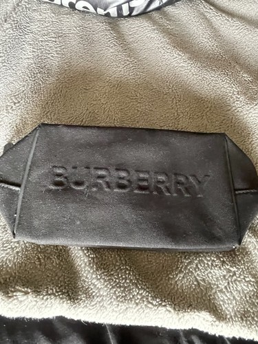 Burberry black washbag make - black, washbag/make