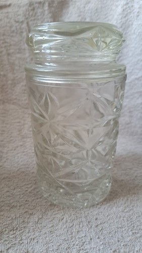 Vintage pressed clear glass - vintage,