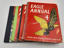 Bundle of 4 1950's Eagle Annuals - 4, 6, 7 & Cutaways. Hardback.