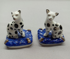Pair of Vintage Staffordshire Cat Figures