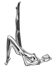 Ceramic Yoga Lady - High