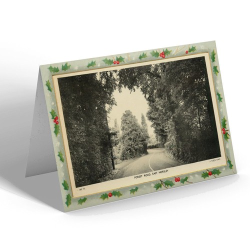 Xmas notelet vintage surrey - -,