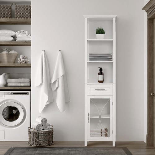 Bathroom linen cabinet - linen,