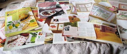 Cross stitch chart bundle food - cross,