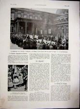 Original Old Vintage Print