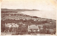 POSTCARD - WALES - OLD COLWYN AND COLWYN BAY FROM PENMAENRHOS - POSTED 1943